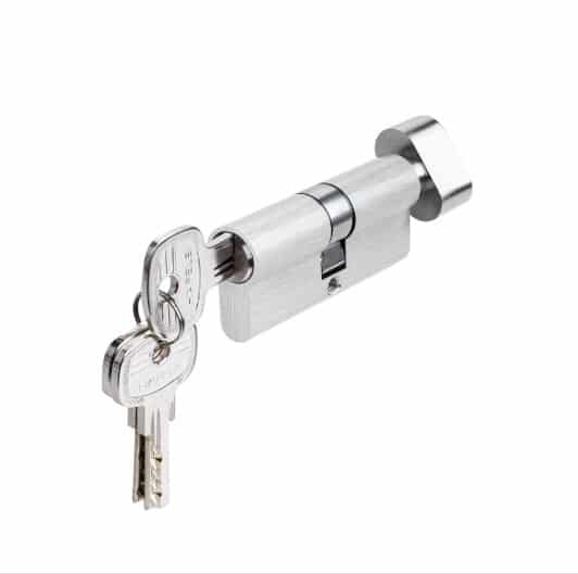 Ruột khóa 1 đầu chìa 1 đầu vặn 71mm Hafele 489.56.004 Ruột khóa 1 đầu chìa 1 đầu vặn 71mm Hafele 489.56.004