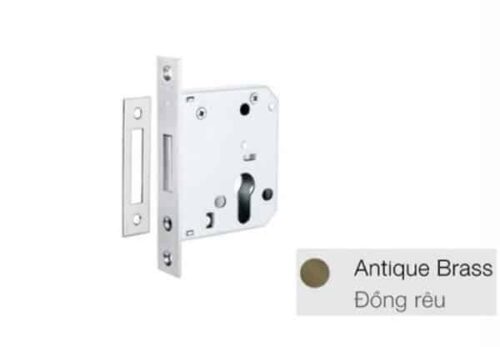 Kích thước của Thân khóa chốt chết Hafele màu đồng rêu 911.22.881
