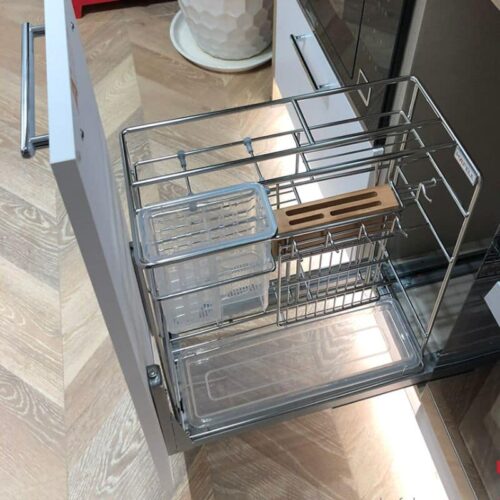 Bộ đựng dao thớt chai lọ Sonata 350mm Hafele 549.20.019 3 Thiết kế Bộ đựng dao thớt chai lọ Sonata 350mm Hafele 549.20.019