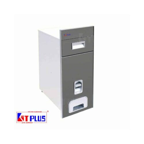 Thùng gạo mặt gương bạc Kit Plus RB.29A 3 Thùng gạo mặt gương bạc Kit Plus RB.29A