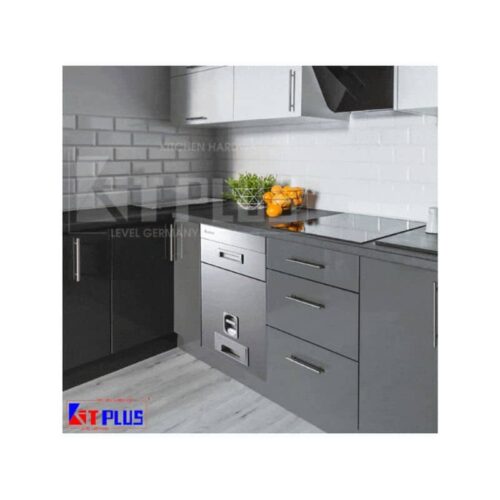 Thùng gạo mặt gương bạc Kit Plus RB.29A 4 Thùng gạo mặt gương bạc Kit Plus RB.29A