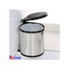 Thùng rác Inox tròn gắn cánh Kit Plus DF.14L 2 Thùng rác Inox tròn gắn cánh Kit Plus DF.14L
