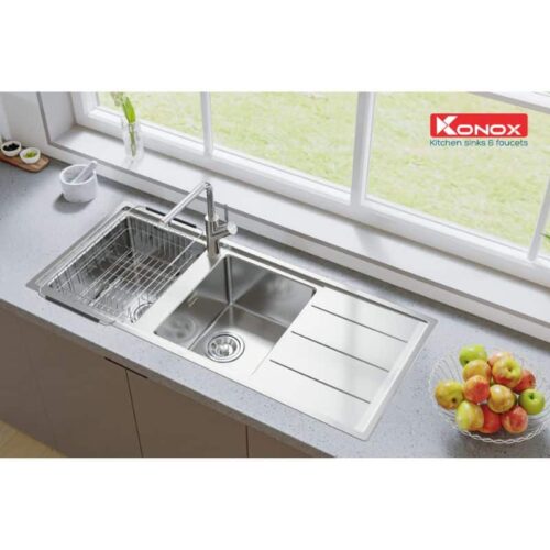 Rổ úp bát Konox inox Basket BK01 3 Ảnh thực tế của Rổ úp bát Konox inox Basket BK01