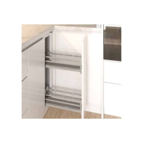 Bộ rổ gia vị Hafele Omero 549.20.841 200mm (phải) 3 Bộ rổ gia vị Hafele Omero 549.20.841 200mm (phải)