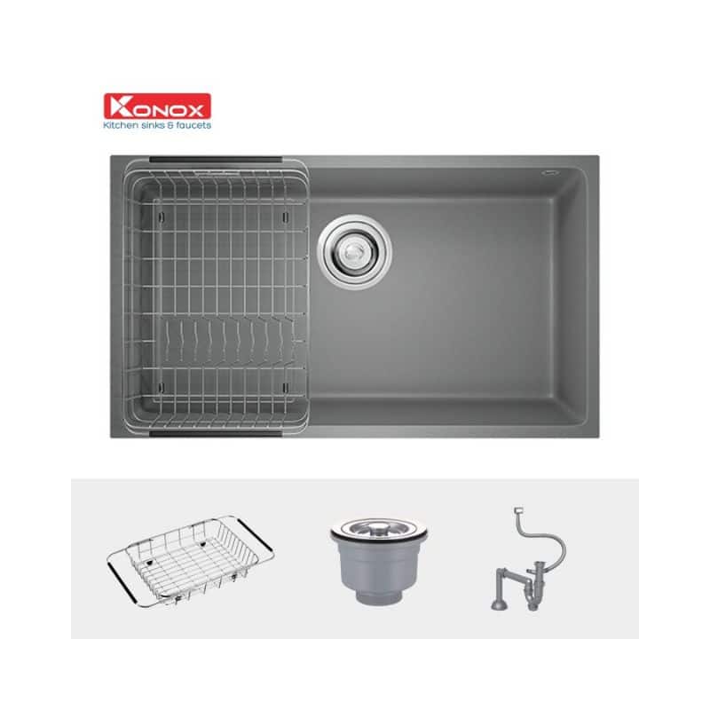 Phụ kiện của Chậu rửa bát Granite Naros 760S Grey Phụ kiện của Chậu rửa bát Granite Naros 760S Grey