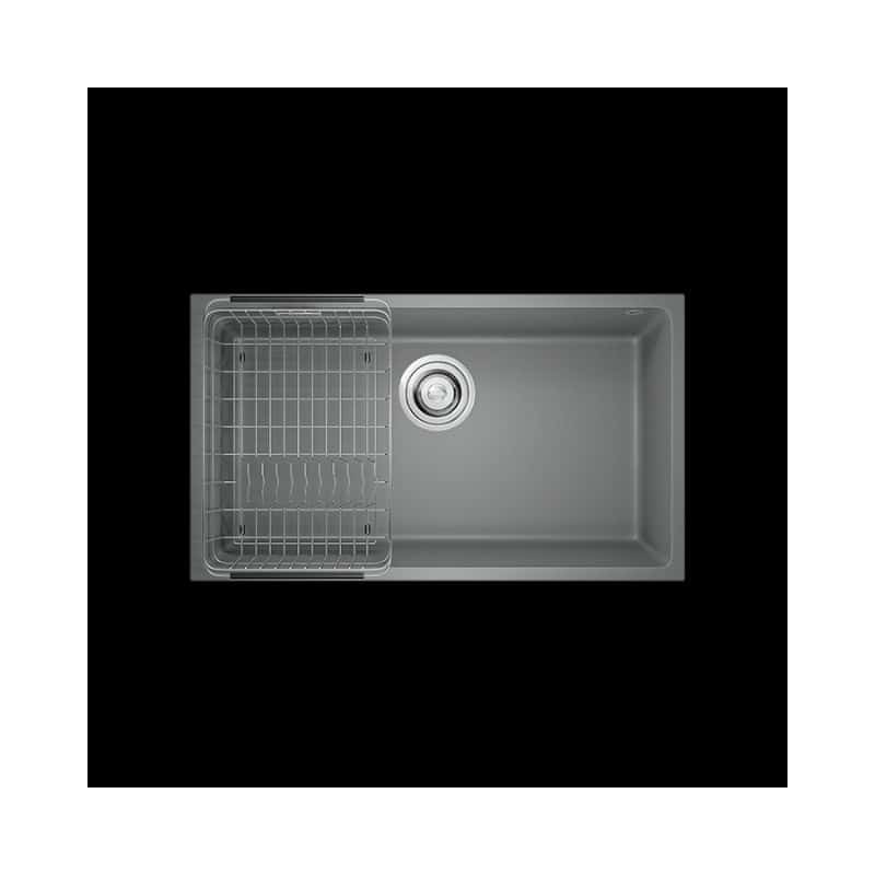 Chậu rửa bát Granite Naros 760S Grey Chậu rửa bát Granite Naros 760S Grey
