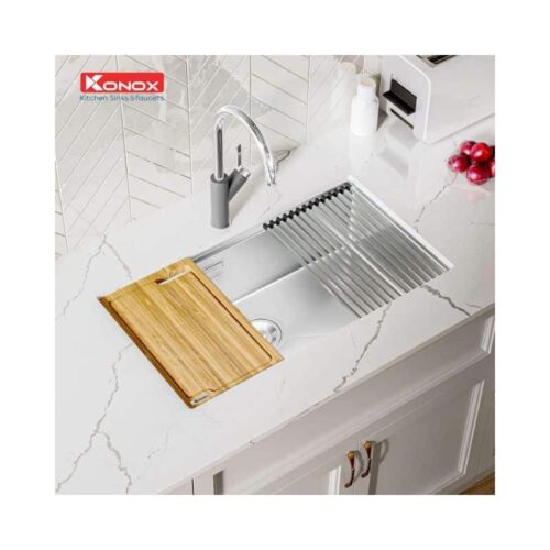 Chậu rửa bát Konox Workstation - Undermount Sink KN8046SU 3 Chậu rửa bát Konox Workstation - Undermount Sink KN8046SU