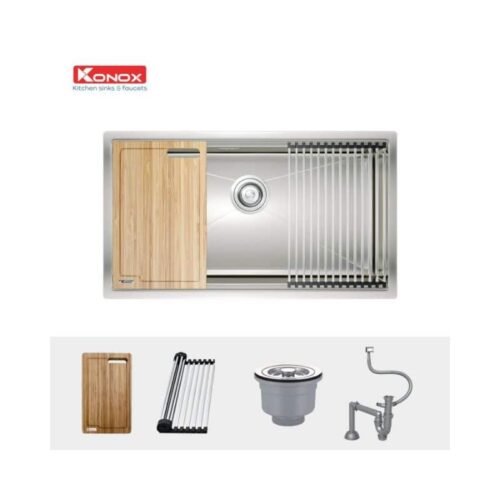 Chậu rửa bát Konox Workstation - Undermount Sink KN8046SU 4 Chậu rửa bát Konox Workstation - Undermount Sink KN8046SU