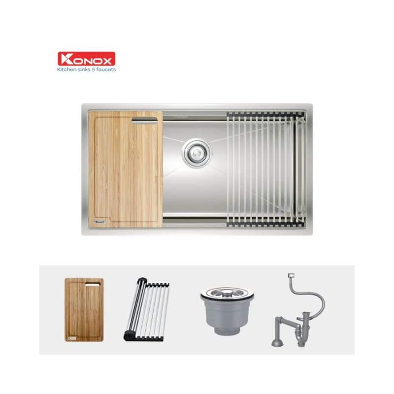 Phụ kiện của Chậu rửa bát Konox Workstation - Undermount Sink KN8046SU Chậu rửa bát Konox Workstation - Undermount Sink KN8046SU