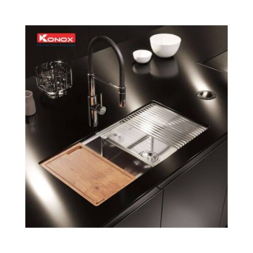 Chậu rửa bát Konox Workstation - Undermount Sink KN8745DUB 3 Chậu rửa bát Konox Workstation - Undermount Sink KN8745DUB