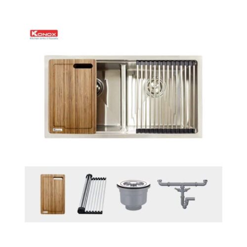 Chậu rửa bát Konox Workstation - Undermount Sink KN8745DUB 4 Phụ kiện của Chậu rửa bát Konox Workstation - Undermount Sink KN8745DUB