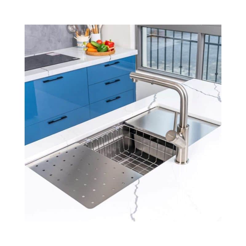 Chậu rửa bát Workstation Undermount Sink KN8644SU Dekor Chậu rửa bát Workstation Undermount Sink KN8644SU Dekor