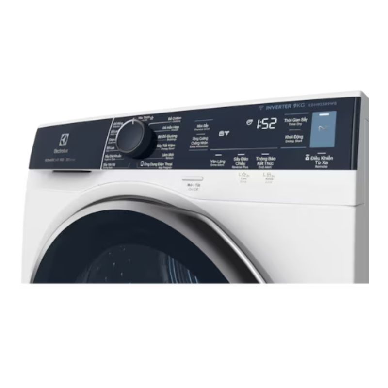 Bảng điều khiển máy sấy bơm nhiệt Electrolux 9kg EDH903R9WB Bảng điều khiển máy sấy bơm nhiệt Electrolux 9kg EDH903R9WB