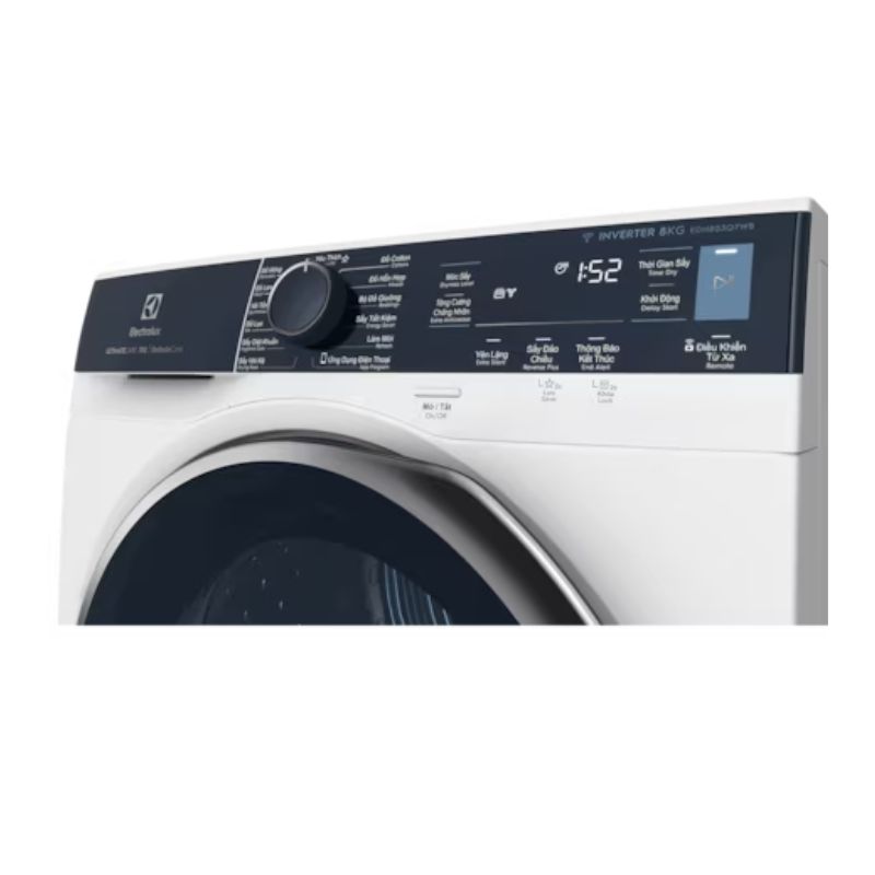 Bảng điều khiển máy sấy bơm nhiệt Electrolux 8kg EDH803Q7WB Bảng điều khiển máy sấy bơm nhiệt Electrolux 8kg EDH803Q7WB