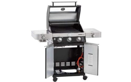 Bếp nướng BBQ Rösle 25530 VIDERO G3-S 3 Bên trong của Bếp nướng BBQ Rösle 25530 VIDERO G3-S Vario 30 Mbar dùng gas
