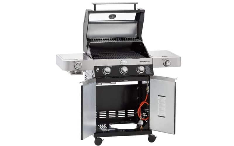 Bên trong của Bếp nướng BBQ Rösle 25530 VIDERO G3-S Vario 30 Mbar dùng gas Bên trong của Bếp nướng BBQ Rösle 25530 VIDERO G3-S Vario 30 Mbar dùng gas