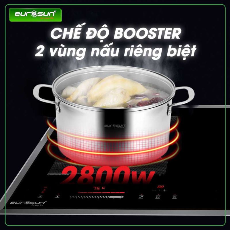 công nghệ gia nhiệt nhanh của bếp từ Eurosun EU-T798Pro công nghệ gia nhiệt nhanh của bếp từ Eurosun EU-T798Pro