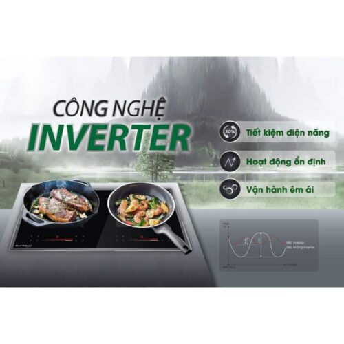 Bếp từ Eurosun EU-T396PRO 9 công nghệ Inverter tiết kiệm điện năng của bếp từ Eurosun EU-T396PRO