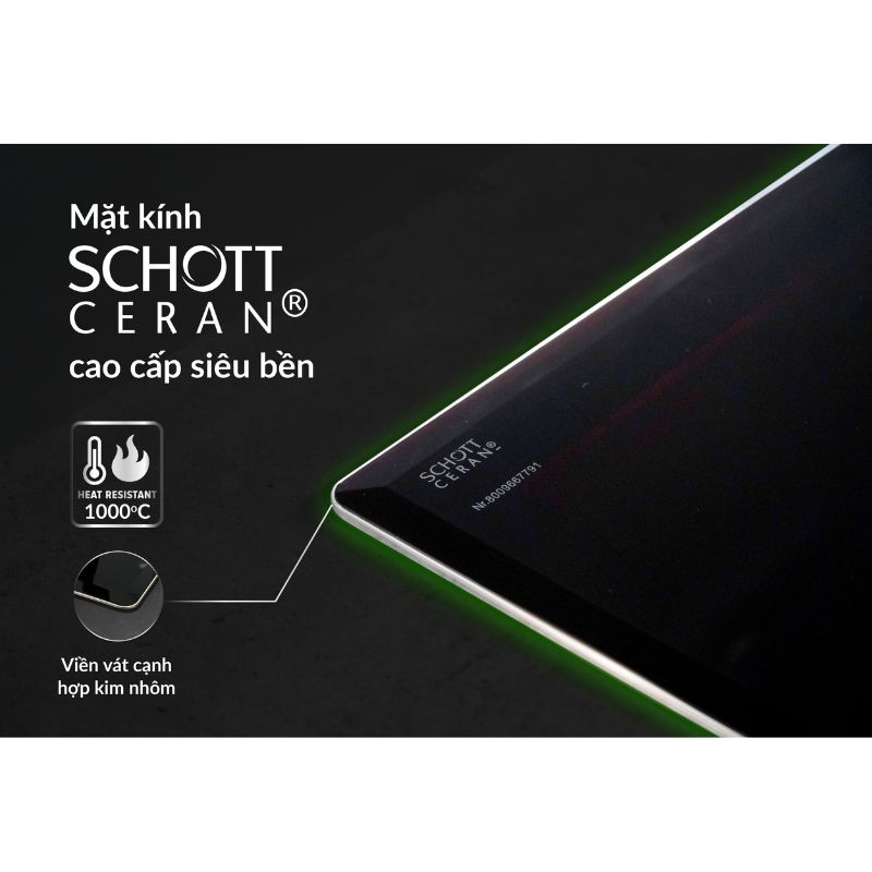 mặt kính Schott ceran của bếp từ Eurosun EU-T798Pro mặt kính Schott ceran của bếp từ Eurosun EU-T798Pro