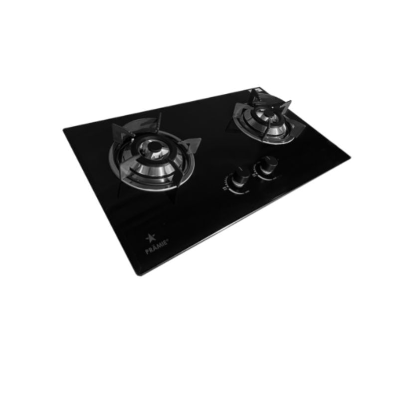 Ảnh thực tế bếp gas đôi Pramie PRMY-GS210 lắp âm Ảnh thực tế bếp gas đôi Pramie PRMY-GS210 lắp âm