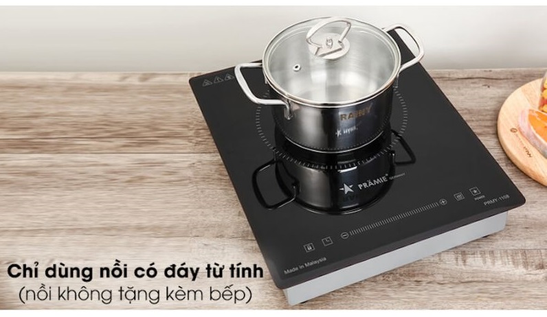 Bếp từ mini Pramie PRMY-1108 9 Ảnh thực tế bếp từ mini Pramie PRMY-1108