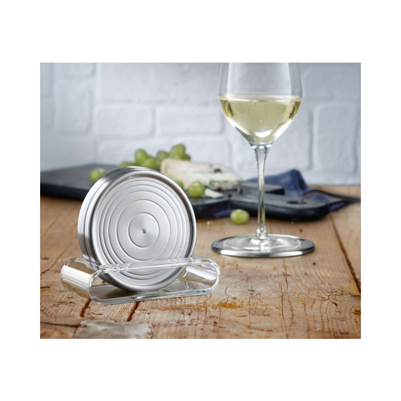 Ảnh thực tế bộ đế lót ly Inox WMF 0621586030 Ảnh thực tế bộ đế lót ly Inox WMF 0621586030