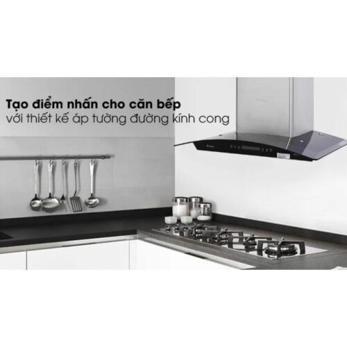 Máy hút mùi áp tường tuần hoàn Pramie AC17-700 Air 3 Ảnh thực tế máy hút mùi áp tường tuần hoàn Pramie AC17-700 Air