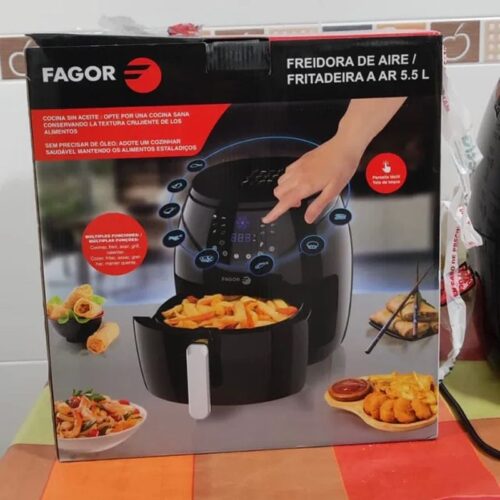 Nồi chiên không dầu 5L Fagor FGE145ES 6 Ảnh thực tế nồi chiên không dầu 5L Fagor FGE145ES