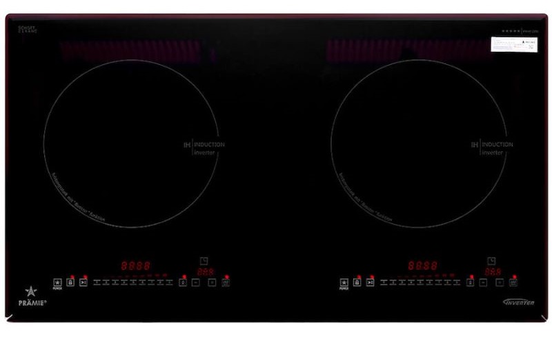 Bếp từ đôi Pramie PRMY-2205 lắp âm 8 Bếp từ đôi Pramie PRMY-2205 lắp âm