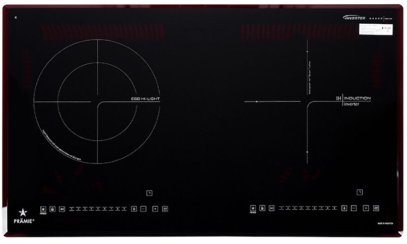 Bếp từ kết hợp hồng ngoại Pramie PRMY-2108 2 vùng nấu lắp âm 9 Bếp từ kết hợp hồng ngoại Pramie PRMY-2108 2 vùng nấu lắp âm