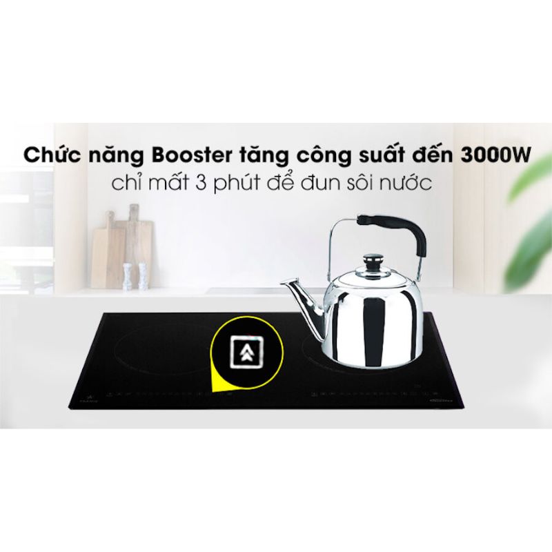 Chức năng bếp từ đôi Pramie PRMY-2205 lắp âm Chức năng bếp từ đôi Pramie PRMY-2205 lắp âm
