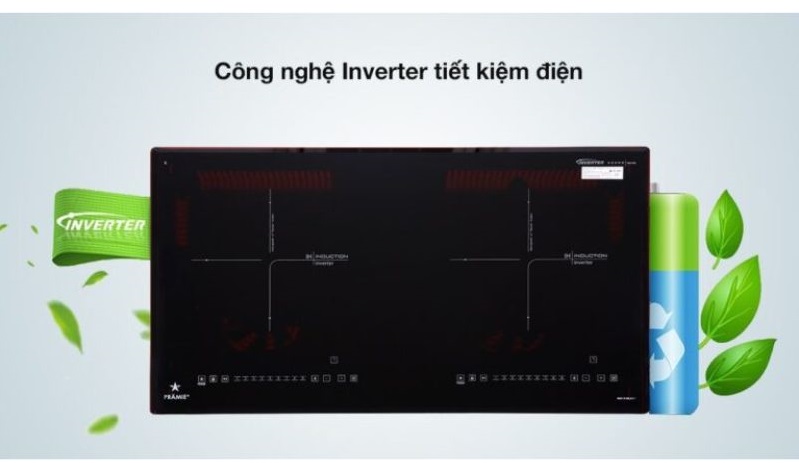 Bếp từ kết hợp hồng ngoại Pramie PRTH-2109 2 vùng nấu lắp âm 9 Công nghệ bếp từ kết hợp hồng ngoại Pramie PRTH-2109 2 vùng nấu lắp âm