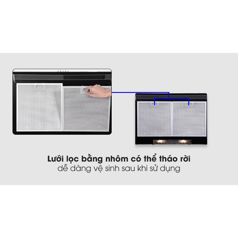 Tấm lọc máy hút mùi âm tủ tuần hoàn Pramie ALH-700 Tấm lọc máy hút mùi âm tủ tuần hoàn Pramie ALH-700