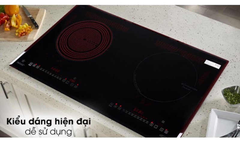 Bếp từ kết hợp hồng ngoại Pramie PRMY-2105 2 vùng nấu lắp âm 9 thiet ke bep tu ket hop hong ngoai pramie prmy 2105 2 vung nau lap am 1