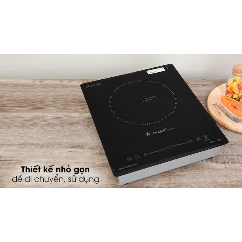 Thiết kế bếp từ mini Pramie PRMY-1108 Thiết kế bếp từ mini Pramie PRMY-1108
