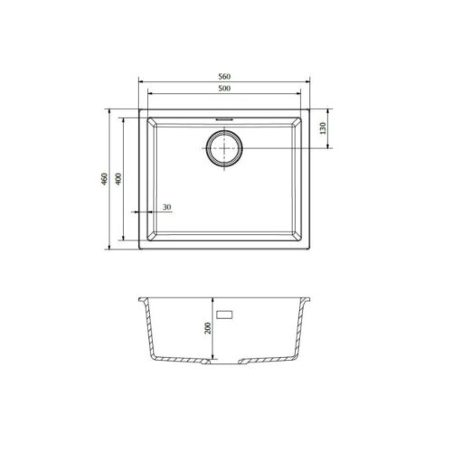 Chậu rửa bát 1 hố Reginox AMSTERDAM 50 HMH.R30851 5 Thiết kế của chậu rửa bát 1 hố Reginox AMSTERDAM 50 HMH.R30851