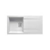 Chậu rửa bát Elica Pyragranite Kartesio 1B 1D Snow 70054411 1 Chậu rửa bát Elica Pyragranite Kartesio 1B 1D Snow 70054411