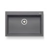 Chậu rửa chén đá 1 hố Elica Pyragranite Istros 1B Iron Grey 070049611 2 Chậu rửa chén đá 1 hố Elica Pyragranite Istros 1B Iron Grey 070049611