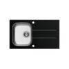 Chậu rửa chén inox 1 hố Elica Concerto 1B 1D – Black 109501230 1 Chậu rửa chén inox 1 hố Elica Concerto 1B 1D – Black 109501230