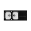 Chậu rửa chén inox 2 hố Elica Concerto 2B 1D – Black 109501630 1 Chậu rửa chén inox 2 hố Elica Concerto 2B 1D – Black 109501630
