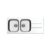 Chậu rửa chén inox 2 hố Elica Concerto 2B 1D – White 109501730 1 Chậu rửa chén inox 2 hố Elica Concerto 2B 1D – White 109501730