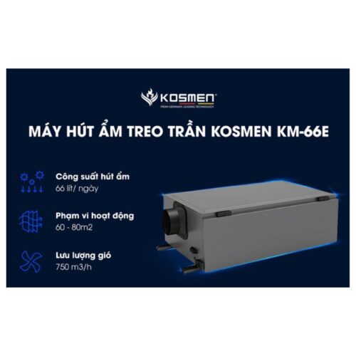 Máy hút ẩm treo trần KOSMEN KM-66E 3 Hình ảnh máy hút ẩm treo trần KOSMEN KM-66E