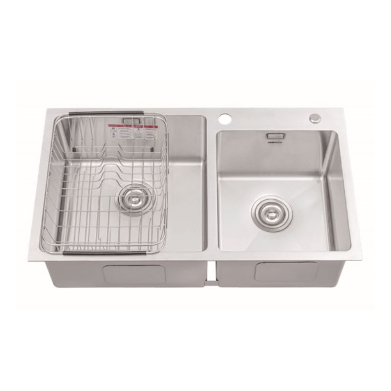 Chậu rửa bát inox 2 hố Paul Schmitt PA8045-TL Chậu rửa bát inox 2 hố Paul Schmitt PA8045-TL