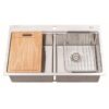 Chậu rửa bát inox 2 hố Paul Schmitt PA8850-TD 2 Chậu rửa bát inox 2 hố Paul Schmitt PA8850-TD
