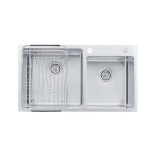 Chậu rửa bát inox 2 hố Paul Schmitt PA8045-TL 3 Hình ảnh chậu rửa bát inox 2 hố Paul Schmitt PA8045-TL