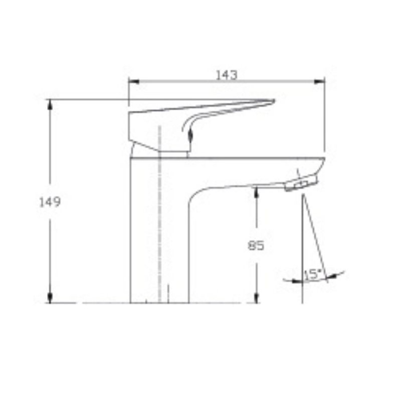 kich-thuoc-voi-chau-lavabo-nong-lanh-paul-schmitt-pa013f Kích thước vòi chậu lavabo nóng lạnh Paul Schmitt PA013F