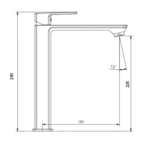 Vòi chậu lavabo nóng lạnh Paul Schmitt PA019FH 3 Kích thước vòi chậu lavabo nóng lạnh Paul Schmitt PA019FH