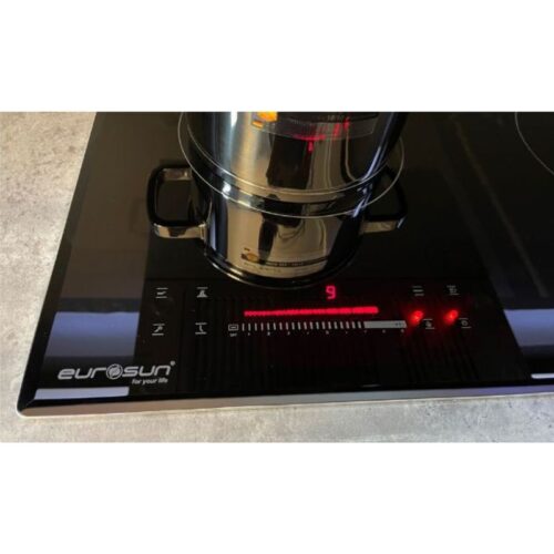Bếp từ đôi Eurosun EU-T756 lắp âm 5 Mặt kính bếp từ đôi Eurosun EU-T756 lắp âm