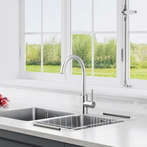 Vòi rửa bát nóng lạnh Konox Rio 4 Hình ảnh thực tế vòi rửa bát nóng lạnh Konox Rio