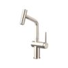 Vòi rửa bát nóng lạnh Konox Volta Nickel có dây rút 1 Hình ảnh vòi rửa bát nóng lạnh Konox Volta Nickel có dây rút